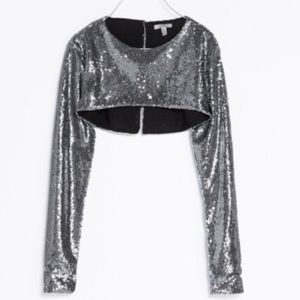 💎Zara Sequin Bolero✨